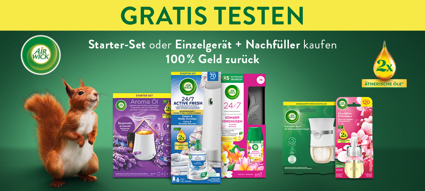 Air Wick Starter-Set [gratis testen, Geld zurück!]